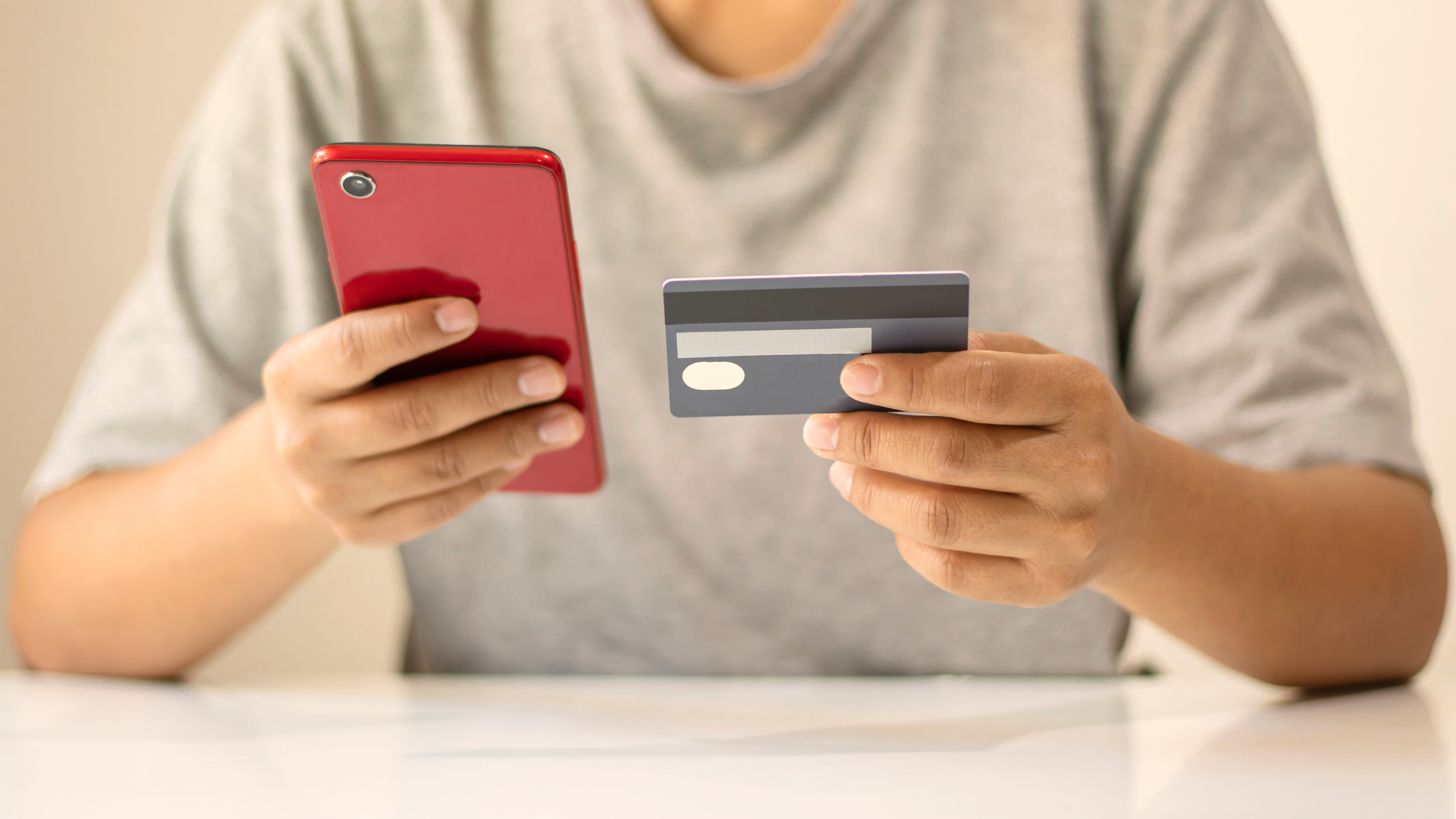 Person Doing an Online Payment